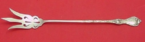 Reed & Barton Les Cinq Fleurs Sterling Silver Lettuce Fork 9 3/4" (1 of 1)