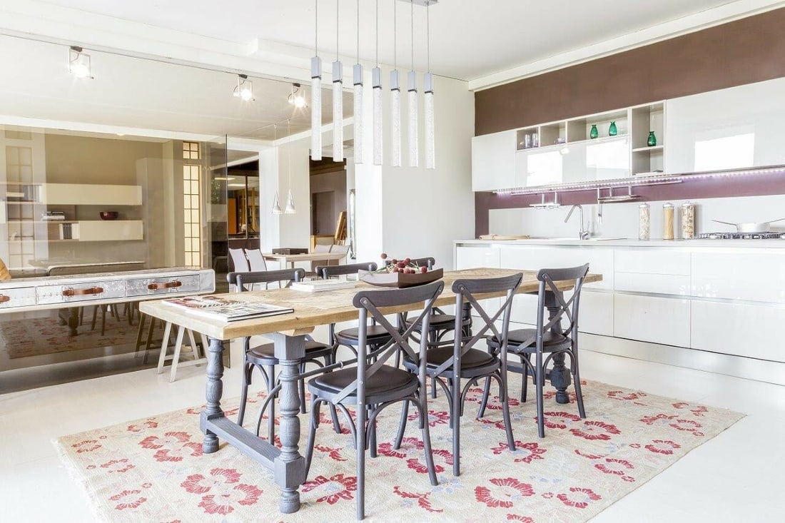 42 Inch Chrome Crystal Pendant Chandelier 7 Light Weston Collection: 42 Inch Chrome Crystal Pendant Chandelier 7 Light Weston Collection Illuminate your space with this stunning 7-Light Crystal Chandelier Pendant. Featuring a polished chrome finish and clear seeded cry