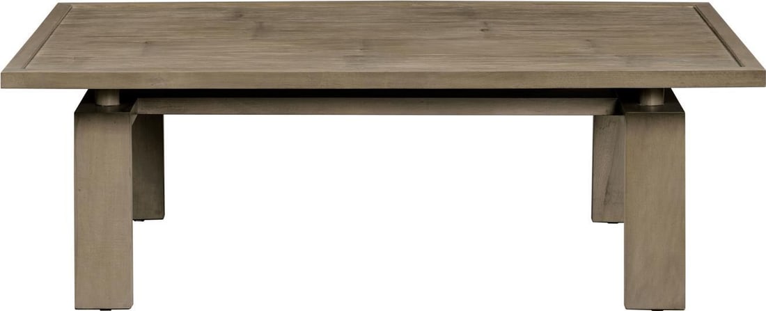 Port Eliot Sasa Cocktail Table with Crushed Bamboo Top (1 of 1)