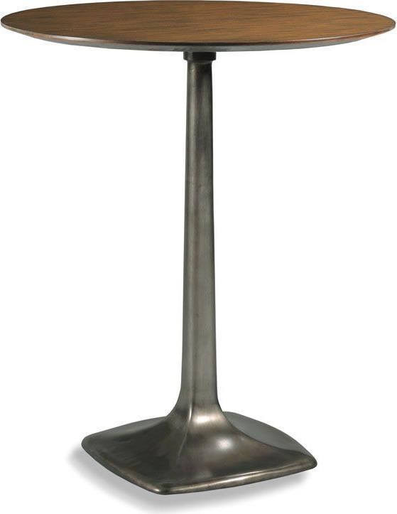 Woodbridge Calloway Circular Pub Table Gunmetal Finish 42H 36W 36D (1 of 1)