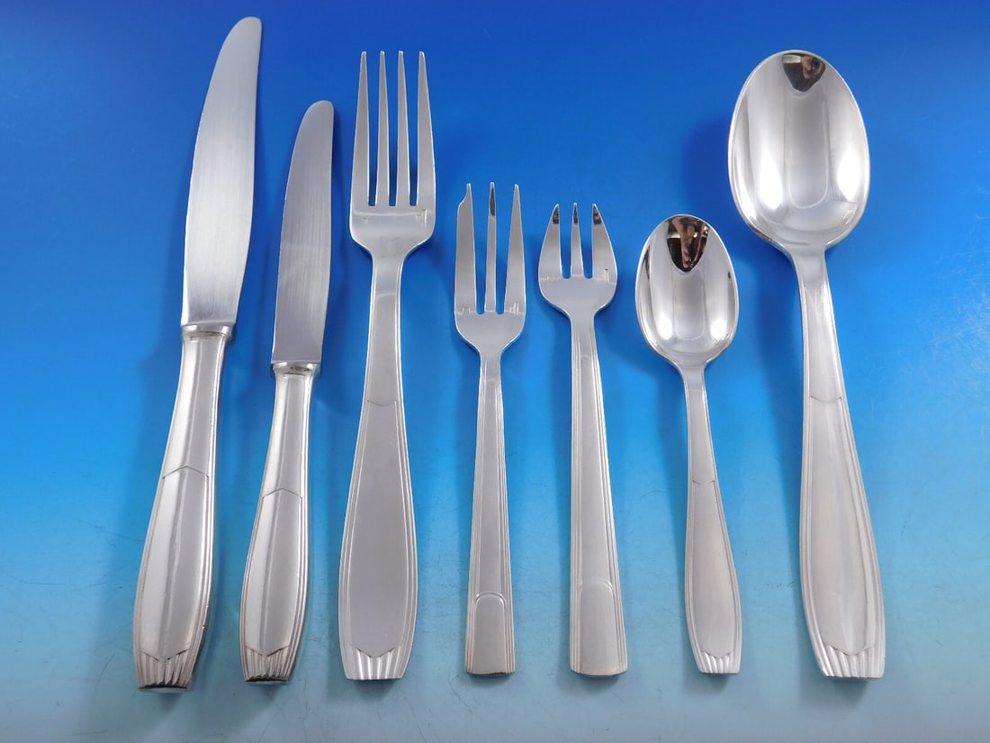 Christofle Saigon Silverplate 70-Piece Flatware Set with Chest (1 of 6)