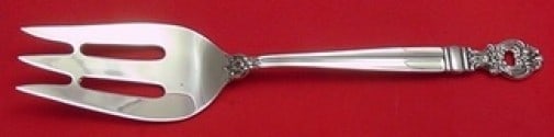 Towle Monte Cristo Sterling Silver Cold Meat Fork 9.25 Inch: Towle Monte Cristo Sterling Silver Cold Meat Fork 9.25 Inch Introducing the exquisite Monte Cristo Cold Meat Fork from Towle, expertly crafted from high-quality sterling silver. Designed in the elegan