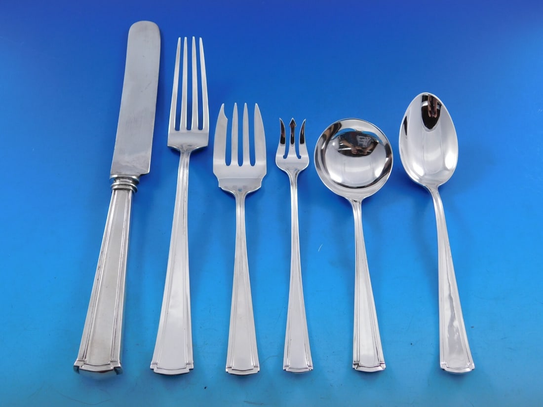 Watson Wentworth Sterling Silver Flatware Set for 8 54 Pieces (1 of 8)
