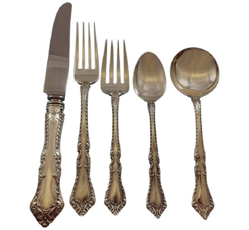 Watson Foxhall Sterling Silver Flatware Set for 12 - 60 Pieces with Storage Chest (1 of 6)