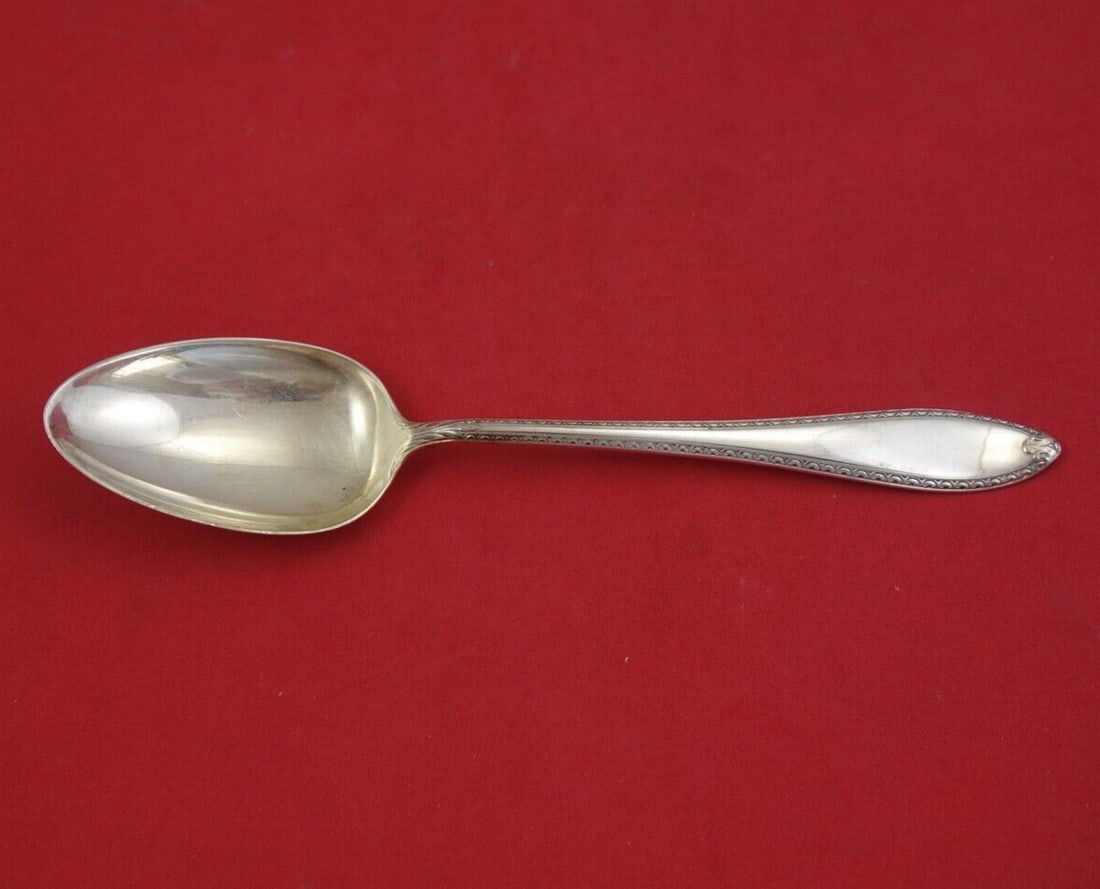 SSMC-Saart Linden Sterling Silver Place Soup Spoon 7 1/8 Inch (1 of 2)