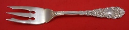 Dominick & Haff Renaissance Sterling Silver Salad Fork 6 Inch 3-Tine: Dominick & Haff Renaissance Sterling Silver Salad Fork 6 Inch 3-Tine This exquisite salad fork, crafted by Dominick & Haff, features a classic Renaissance design and is made of high-quality sterling s