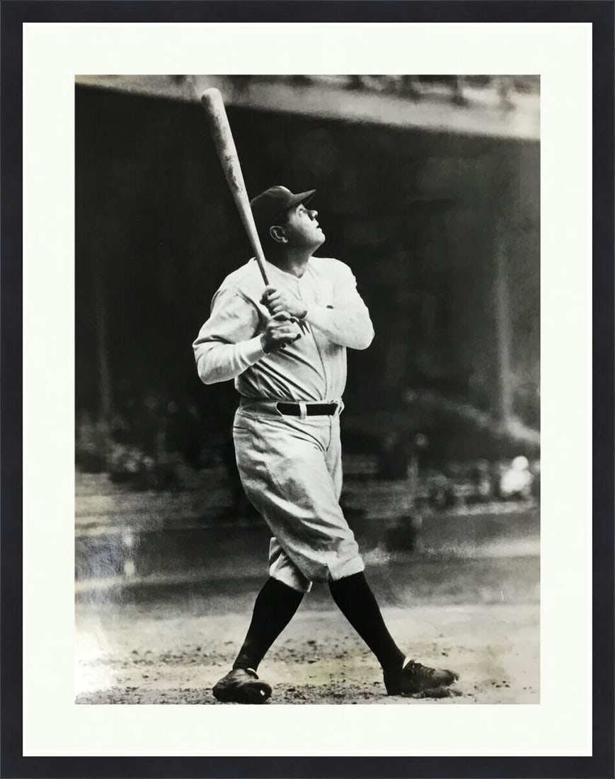 Babe Ruth 1920 New York Yankees Photo Custom Framed 19 x 22 (1 of 1)