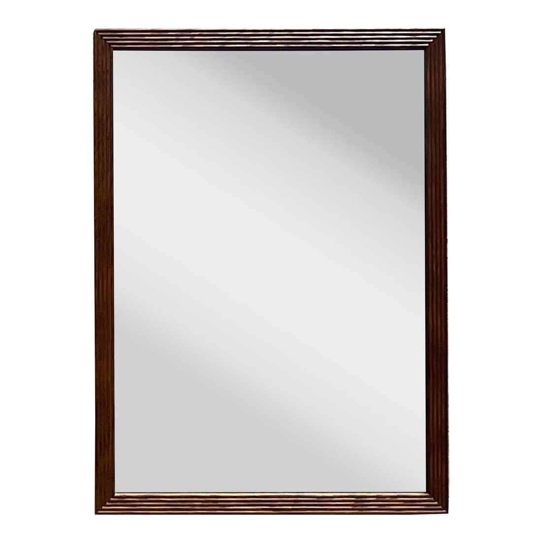 Vintage Boho Millwork Mirror Coffee Color 34.25 x 47.5 Inch (1 of 5)