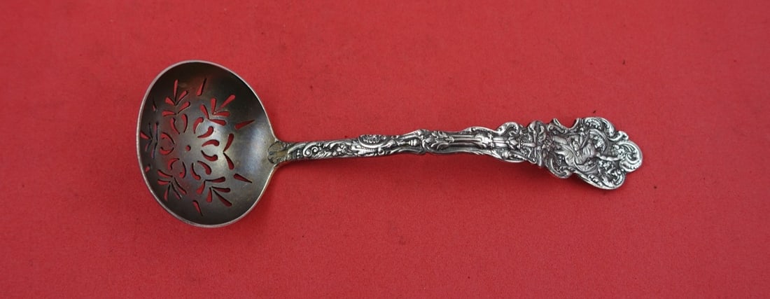 Gorham Versailles Sterling Silver Sugar Sifter Ladle 5 3/4" Monogrammed (1 of 2)