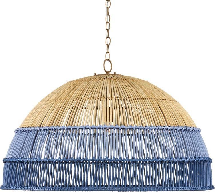 Contemporary Senjyo Pendant Light by Currey in Cornflower Blue: Contemporary Senjyo Pendant Light by Currey in Cornflower Blue This Artistic Senjyo Pendant by Hiroshi Koshitaka is a stunning addition to contemporary lighting. Designed to enhance your space with it
