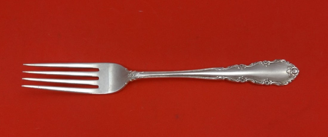 Wallace Shenandoah Sterling Silver Regular Fork 7 1/4 Inches: Wallace Shenandoah Sterling Silver Regular Fork 7 1/4 Inches This exquisite regular fork is part of the Shenandoah pattern by Wallace, crafted from high-quality sterling silver. Measuring 7 1/4 inches