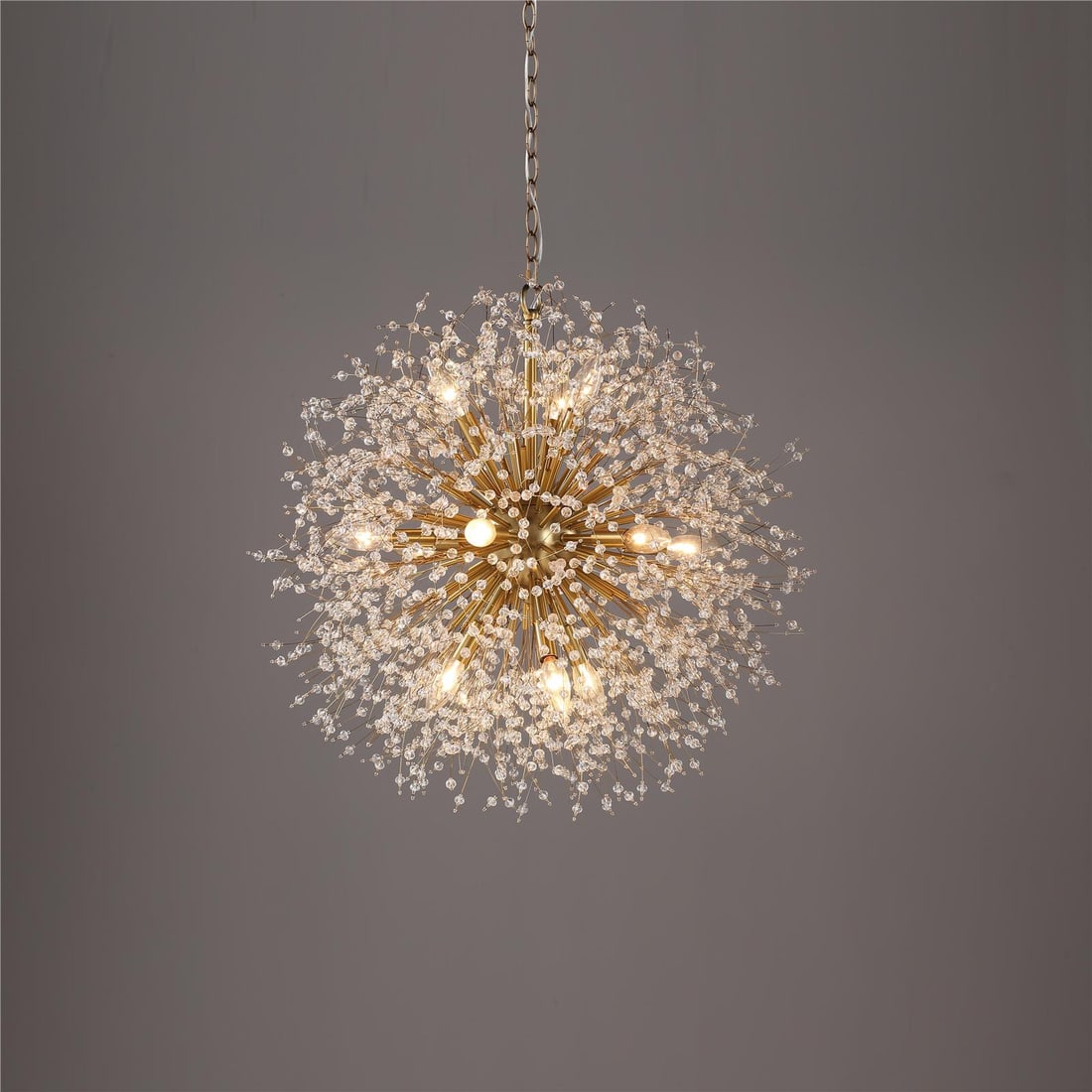 Terracotta Milky Way Brass Chandelier 24 Inches 12 Bulb E12 (1 of 2)