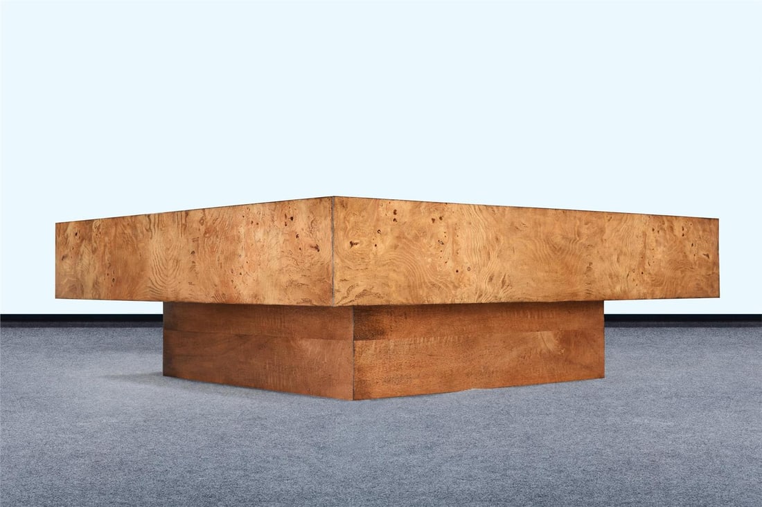 Margo Square Coffee Table Burled Ash Finish: Margo Square Coffee Table Burled Ash Finish Elevate your living space with the Margo Coffee Table, featuring a stunning Burled Ash finish that adds warmth and character. This square coffee table is a