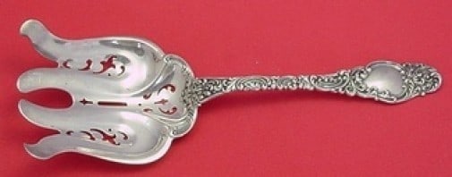 Alvin Monterey Sterling Silver Pierced Asparagus Fork 9 Inch: Alvin Monterey Sterling Silver Pierced Asparagus Fork 9 Inch Introducing the Monterey by Alvin Sterling Silver Asparagus Fork, a stunning addition to your dining experience. This exquisite serving for