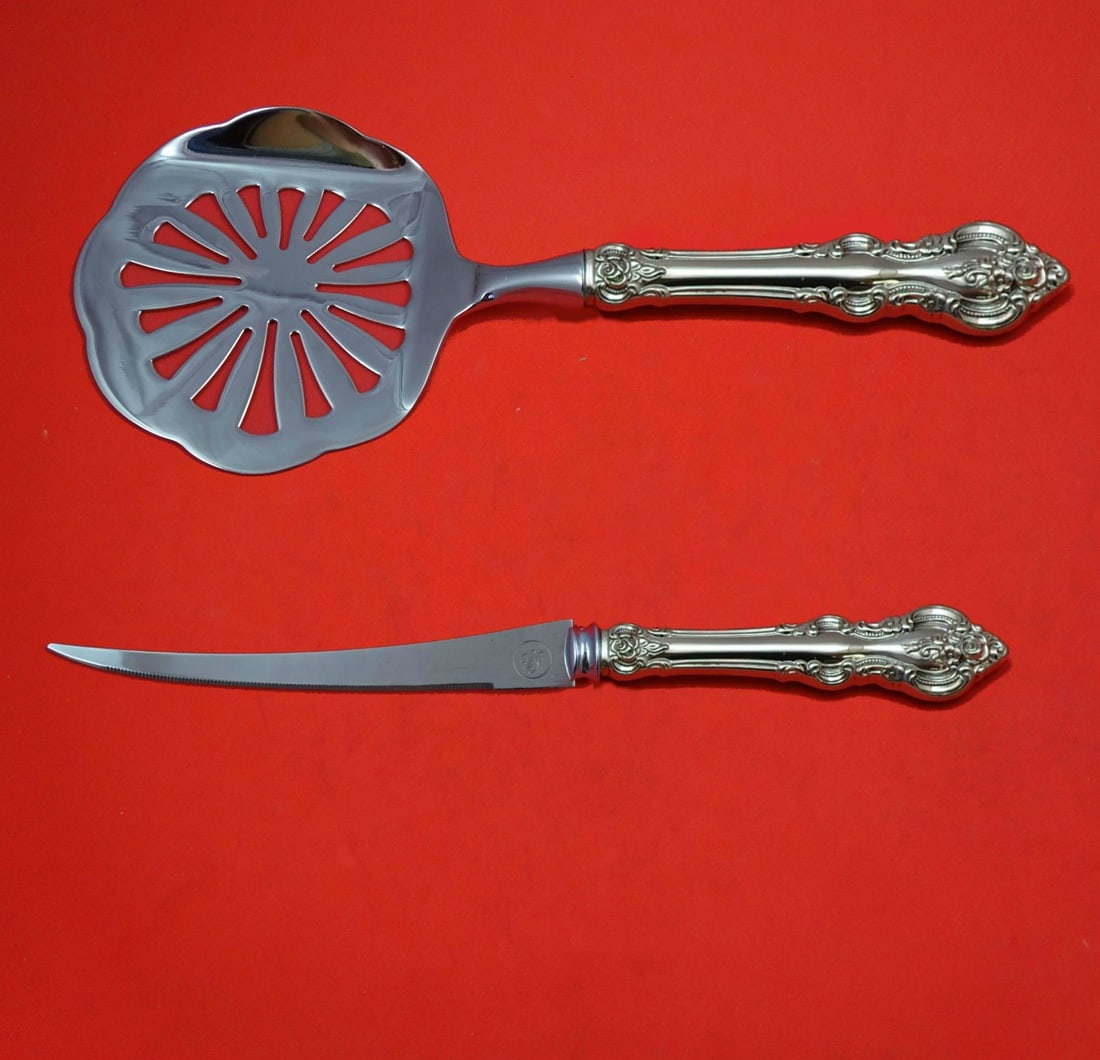Towle El Grandee Sterling Silver Tomato Serving Set 2-Piece: Towle El Grandee Sterling Silver Tomato Serving Set 2-Piece Enhance your dining experience with this exquisite El Grandee Tomato Serving Set by Towle. This custom-made 2-piece hostess set is crafted f