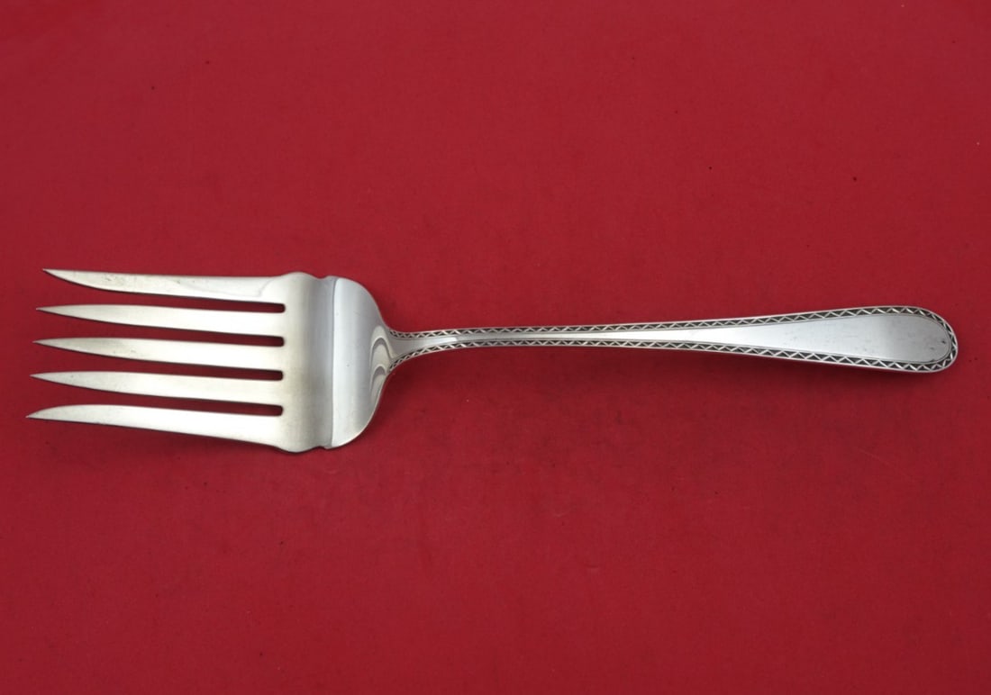 Kirk Winslow Sterling Silver Salad Serving Fork 5-Tine 9 3/8 Inch: Kirk Winslow Sterling Silver Salad Serving Fork 5-Tine 9 3/8 Inch This Winslow salad serving fork by Kirk is a stunning addition to any dining collection. Crafted from all sterling silver (.925), this