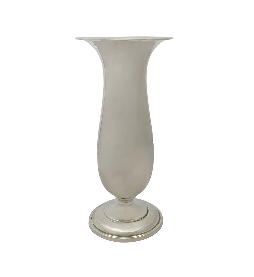 Antique Wallace 925 Sterling Silver Handmade Flower Vase 10.25 Inches (1 of 2)