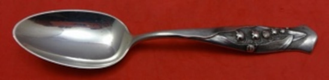 Shiebler Flora Sterling Silver Teaspoon 5 5/8 Inch Multi Motif: Shiebler Flora Sterling Silver Teaspoon 5 5/8 Inch Multi Motif Enhance your dining experience with this exquisite Flora by Shiebler sterling silver teaspoon. Crafted from high-quality sterling silver