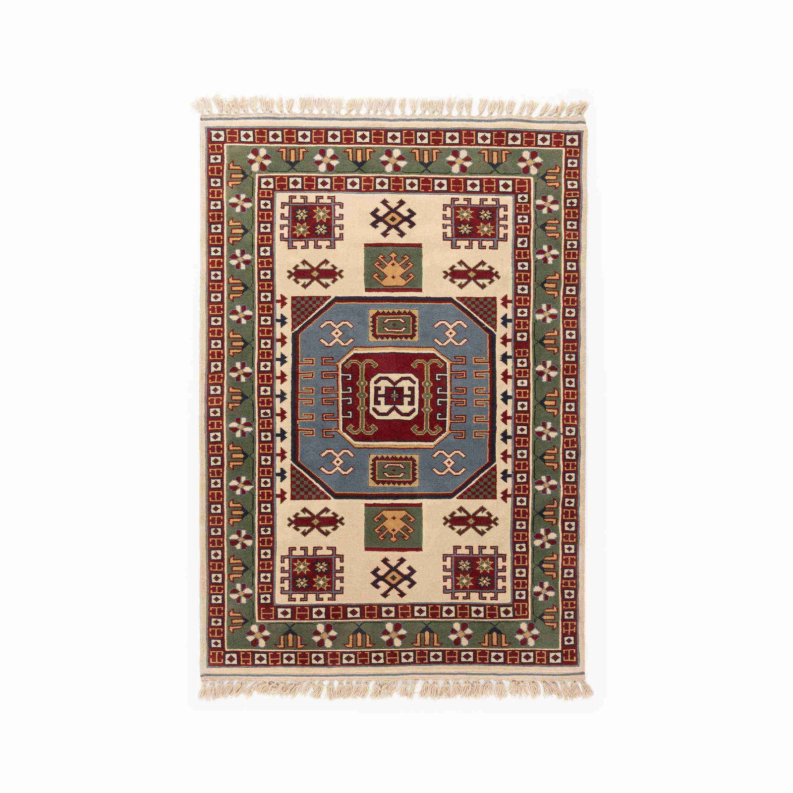 Authentic Handmade Anadol Wool Carpet 59.1 x 84.3 Double Knots: Authentic Handmade Anadol Wool Carpet 59.1 x 84.3 Double Knots Discover the beauty of this authentic handmade Anadol carpet, crafted with meticulous care from high-quality wool on wool. This exquisite