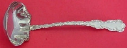 Whiting Sterling Silver Oyster Ladle Louis XV Pattern 10 1/2": Whiting Sterling Silver Oyster Ladle Louis XV Pattern 10 1/2" This stunning oyster ladle features the exquisite Louis XV pattern by Whiting, crafted from high-quality sterling silver. Measuring 10 1/2