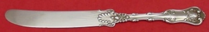 Sterling Silver Dessert Knife 7.5 Inch Imperial Queen Pattern: Sterling Silver Dessert Knife 7.5 Inch Imperial Queen Pattern This is a sterling silver dessert knife in the Imperial Queen pattern by Whiting. The knife measures 7 1/2 inches in length, is not monogr