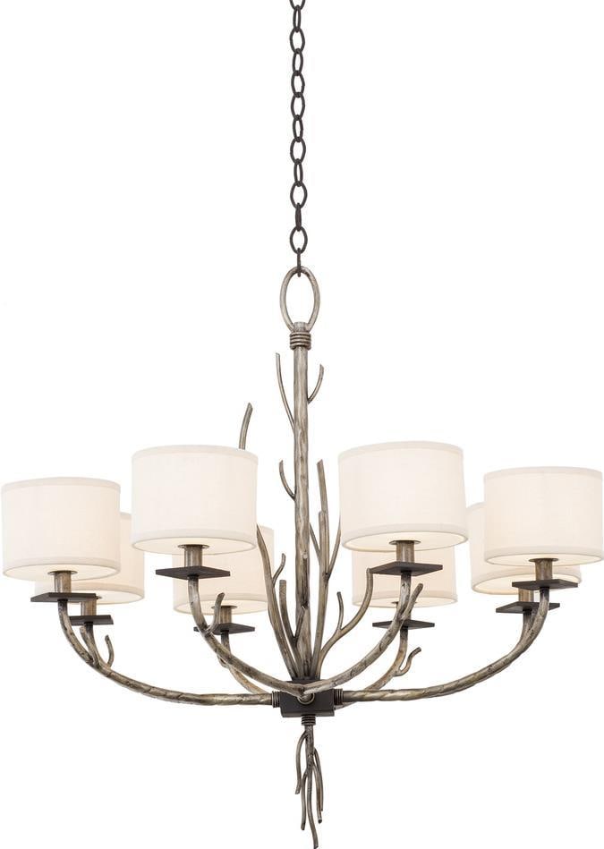 Kalco Denali Bronze Jewel 8-Light Dimmable Chandelier: Kalco Denali Bronze Jewel 8-Light Dimmable Chandelier Illuminate your space with the stunning Denali Chandelier, featuring a captivating Bronze Jewel finish. This exquisite bowl chandelier showcases a