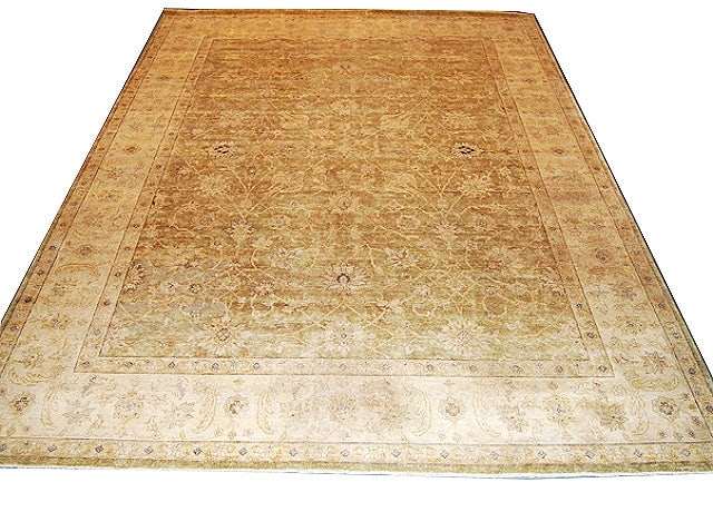 8'10 x 11'7 Beige Chobi Peshawar Handwoven Area Rug: 8'10 x 11'7 Beige Chobi Peshawar Handwoven Area Rug Free continental US Shipping Elevate your living space with this exquisite 8.10 x 11.7 Beige Chobi Peshawar Rug, meticulously handwoven by skilled a
