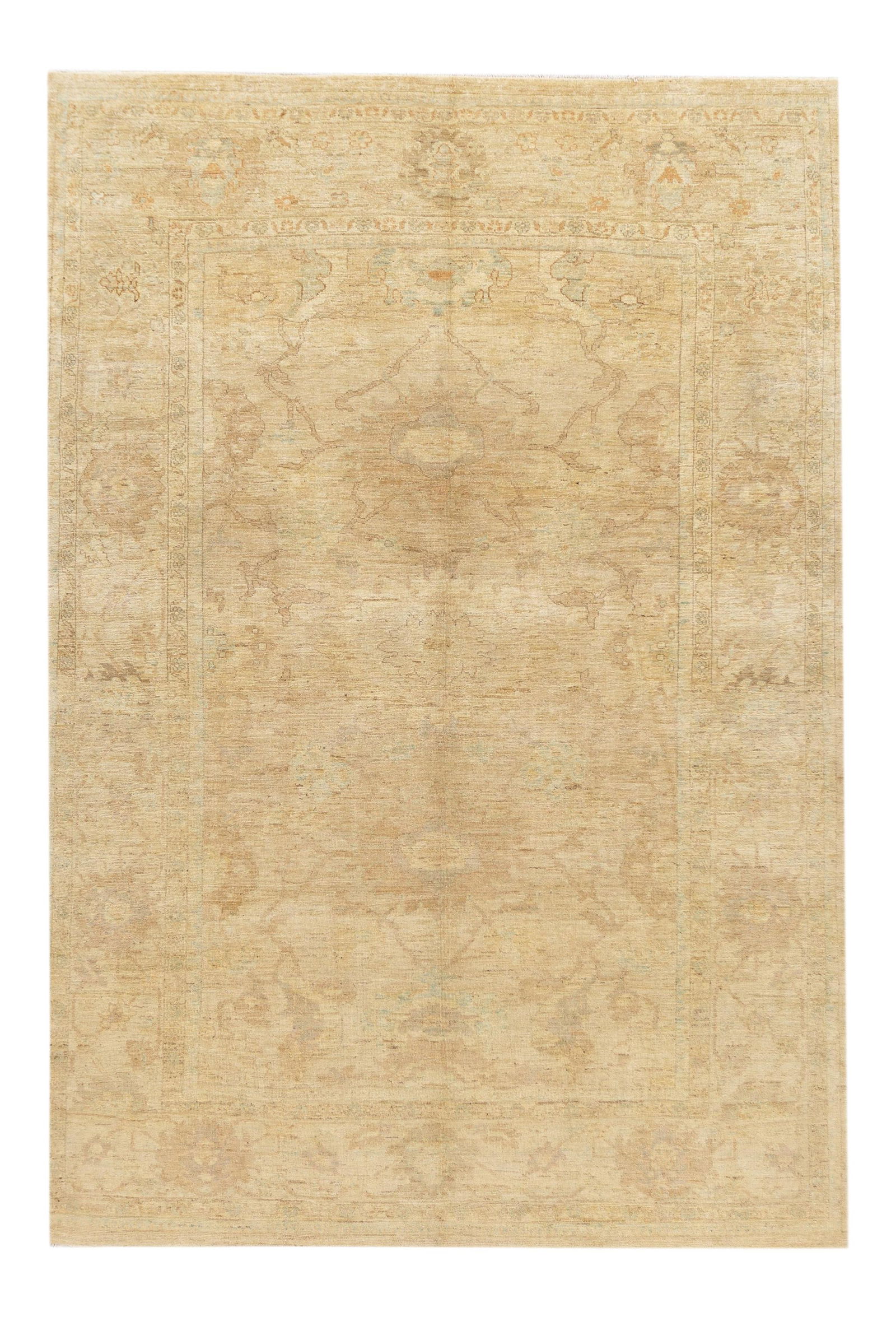 Hand-Knotted Modern Sultanabad Rug 8'8" x 12'4" Wool Beige: Hand-Knotted Modern Sultanabad Rug 8'8" x 12'4" Wool Beige Enhance your living space with this exquisite hand-knotted modern Sultanabad rug, featuring a stunning medallion floral design. Crafted with