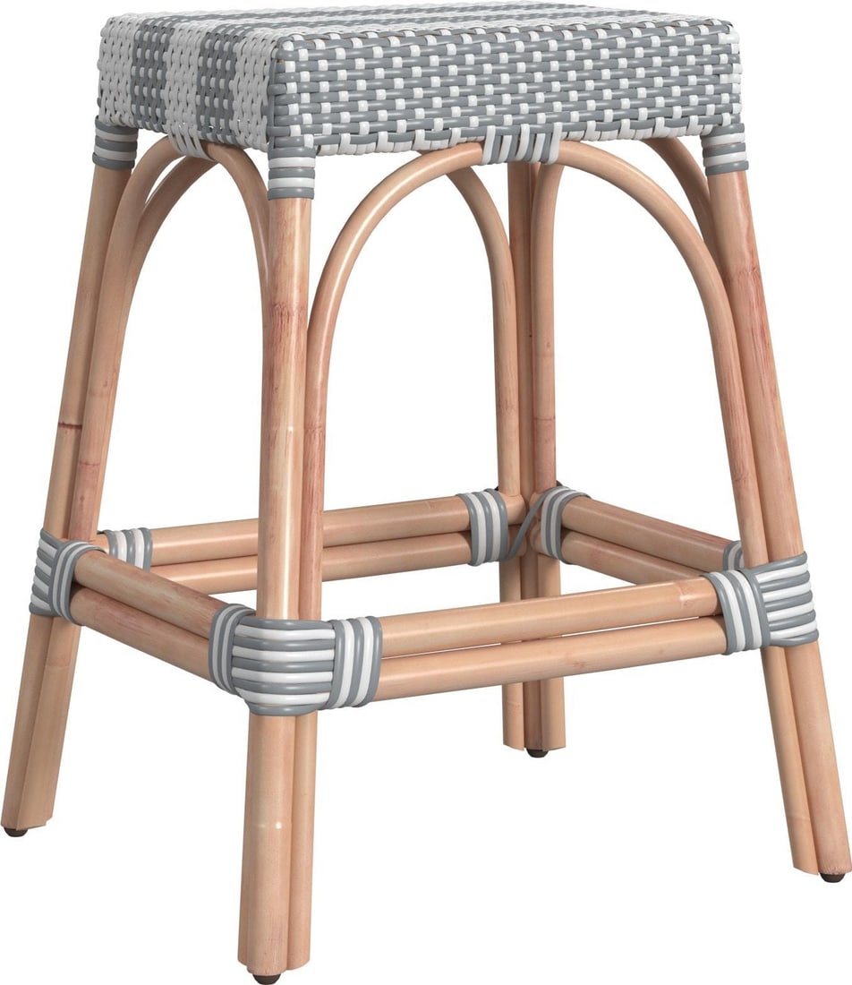 Butler Coastal Style Rattan Counter Stool Natural Finish: Butler Coastal Style Rattan Counter Stool Natural Finish Introducing the Butler's Modern Rattan Stool, a perfect addition for coastal style enthusiasts. This stylish counter stool features a natural r