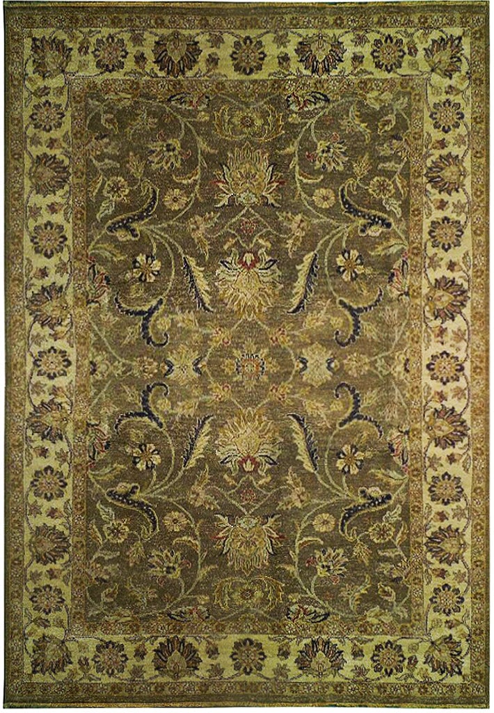 Elegant 6' x 8' 9" Vegetable Dyed Chobi Rug with Geometric Designs: Elegant 6' x 8' 9" Vegetable Dyed Chobi Rug with Geometric Designs Free continental US Shipping Enhance your living space with this exquisite handmade Light Brown Vegetable Dyed Chobi Rug, featuring b