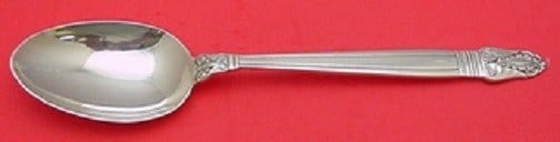 Norse Pattern Sterling Silver Serving Spoon 8.5" by International Silver: Norse Pattern Sterling Silver Serving Spoon 8.5" by International Silver This exquisite serving spoon from the Norse pattern by International Silver is a fine example of heirloom silverware. Crafted f