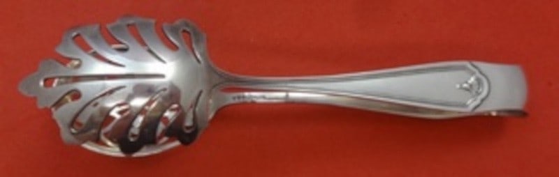 Sterling Silver Ice Tong Martha Washington Pattern by Watson 6.25 Inch: Sterling Silver Ice Tong Martha Washington Pattern by Watson 6.25 Inch This is a sterling silver ice tong featuring a pierced design in the Martha Washington pattern by Watson. Measuring 6 1/4 inches