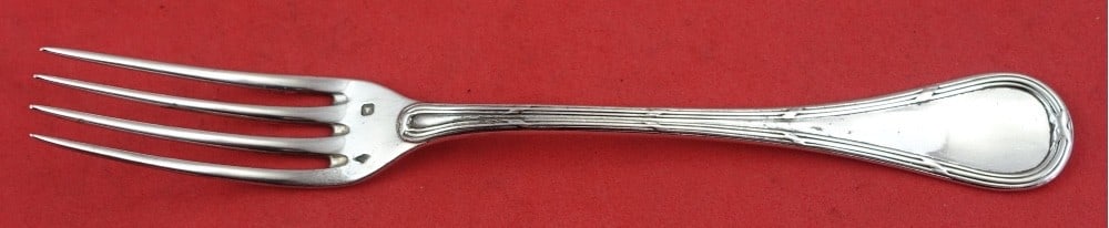 Puiforcat Bougainville Sterling Silver Salad Dessert Fork 7 1/4": Puiforcat Bougainville Sterling Silver Salad Dessert Fork 7 1/4" Experience elegance with the Bougainville pattern by Puiforcat, a stunning French sterling silver salad or dessert fork measuring 7 1/4