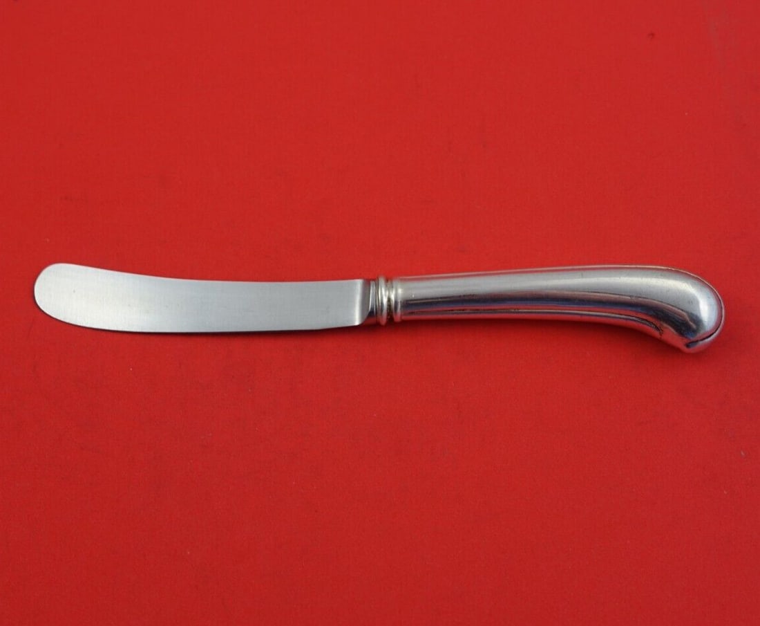 Sturbridge Master Butter Knife by Old Newbury Crafters Sterling Silver 7 1/4": Sturbridge Master Butter Knife by Old Newbury Crafters Sterling Silver 7 1/4" This exquisite master butter knife features the Sturbridge pattern by Old Newbury Crafters. Crafted from high-quality ster