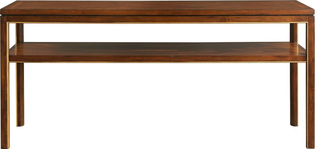 Port Eliot Classic Mahogany Console Table English Traditional Style (1 of 2)