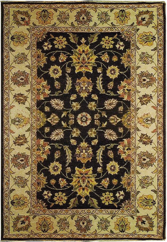 Handmade 4 x 6.3 Brown Vegetable Dyed Chobi Rug: Handmade 4 x 6.3 Brown Vegetable Dyed Chobi Rug Free continental US Shipping Elevate your home decor with the exquisite 4' x 6' Brown Vegetable Dyed Chobi Rug. This beautifully handcrafted piece showc