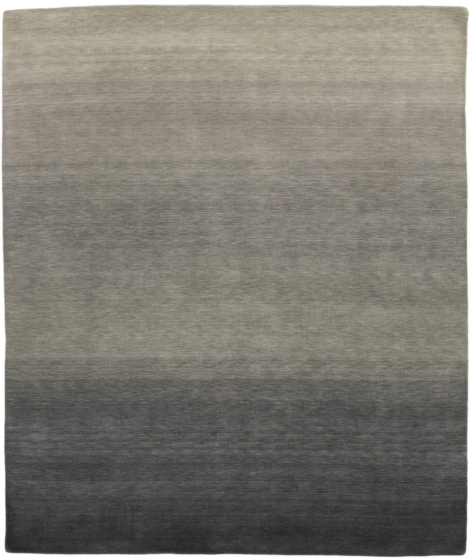 Modern Multicolor Wool Area Rug Hand-Loomed Gabbeh Border 8'3 x 9'9: Modern Multicolor Wool Area Rug Hand-Loomed Gabbeh Border 8'3 x 9'9 This is a hand-loomed Gabbeh border area rug featuring a modern abstract pattern in multicolored tones including beige, gray, and ch
