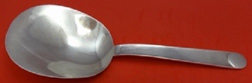 Puiforcat Normandie Sterling Silver Pudding Spoon 8 3/4 inch: Puiforcat Normandie Sterling Silver Pudding Spoon 8 3/4 inch Enhance your dining experience with this exquisite Normandie pudding spoon by Puiforcat. Crafted from high-quality sterling silver, this se