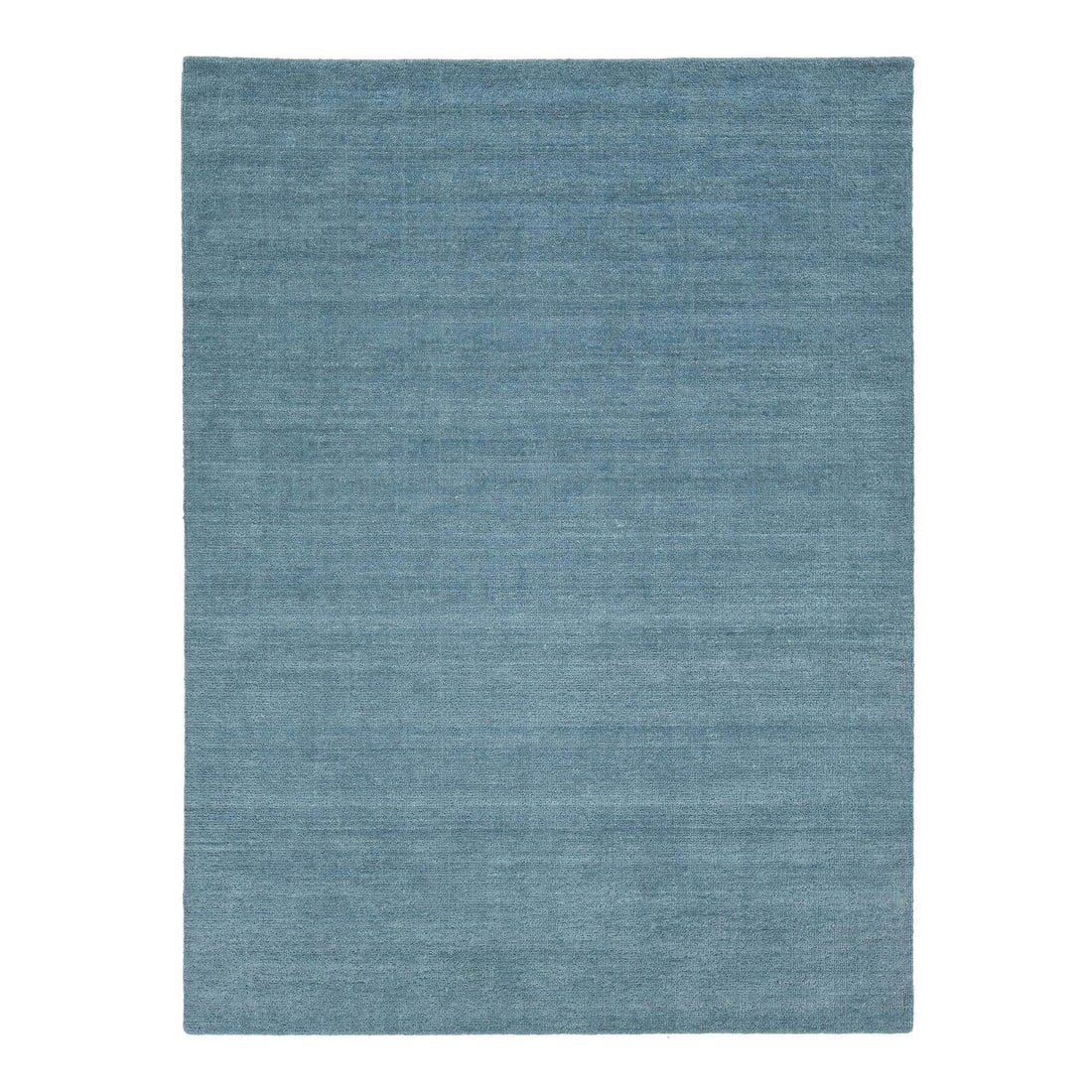 Handmade Blue Wool Rug 9' x 12' Indian Contemporary Design: Handmade Blue Wool Rug 9' x 12' Indian Contemporary Design Enhance your space with this exquisite contemporary Indian handmade rug, meticulously crafted from high-quality wool by skilled artisans. The