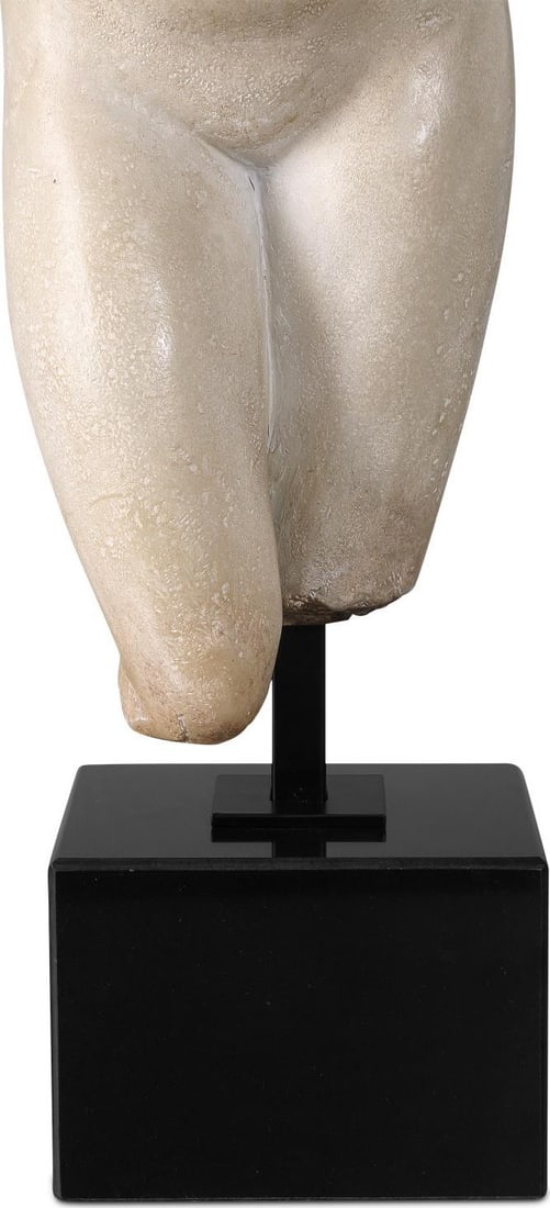 Currey 21.5 Inch Aged Beige Venus Sculpture in Composite Marble (1 of 7)