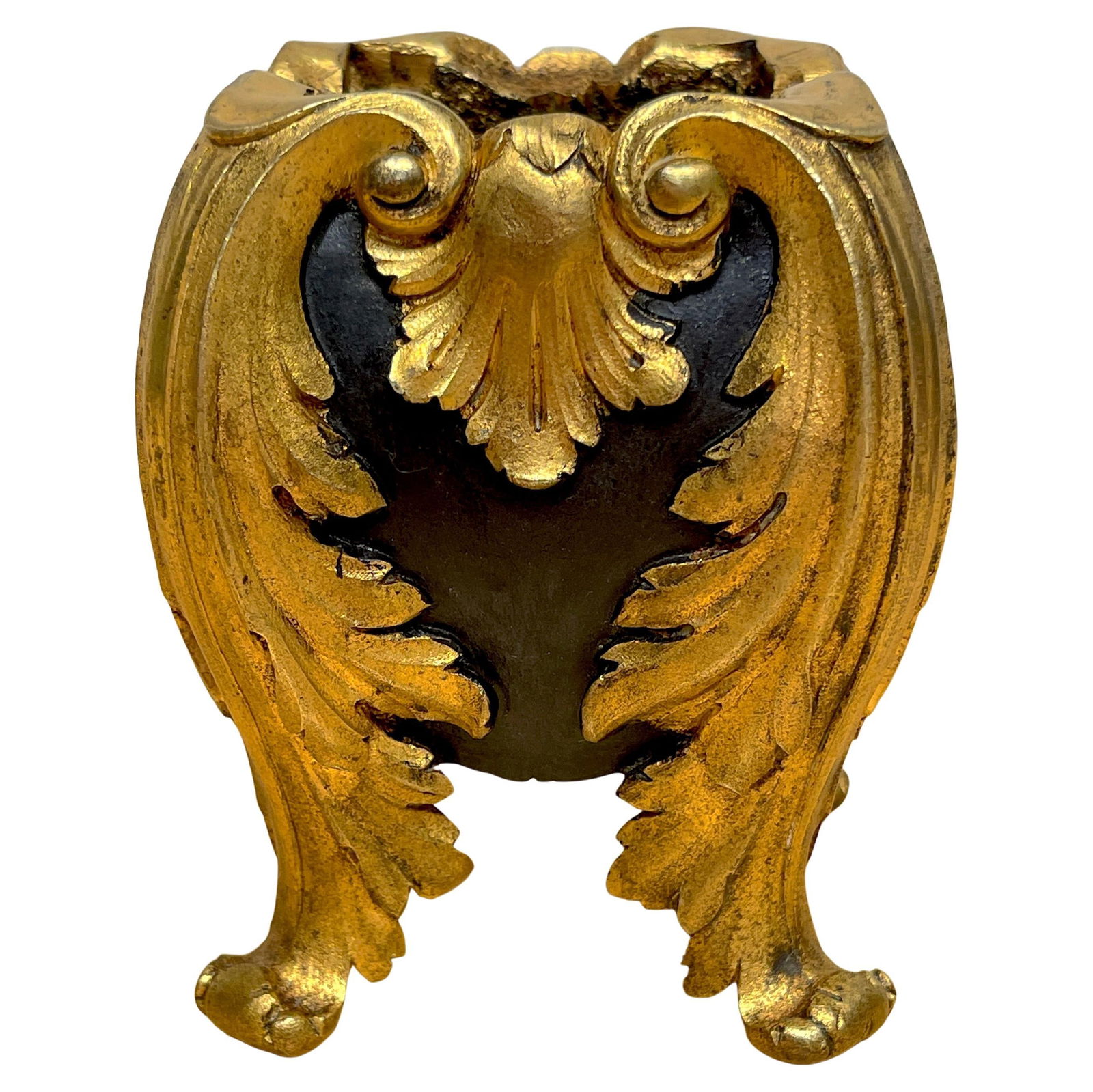 Antique Louis XV Ormolu Bronze Cachepot France 18th Century: Antique Louis XV Ormolu Bronze Cachepot France 18th Century This exquisite diminutive Louis XV cachepot showcases the elegant craftsmanship of the 18th century. Made of patinated bronze and ormolu, it