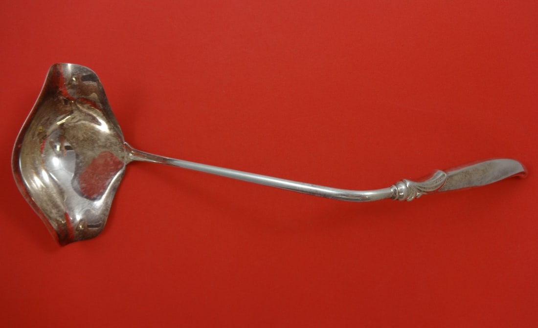 Flair by 1847 Rogers Silverplate Punch Ladle Hollow Handle 16 1/4": Flair by 1847 Rogers Silverplate Punch Ladle Hollow Handle 16 1/4" This elegant punch ladle is crafted from high-quality silverplate and features a hollow handle design. Measuring 16 1/4" in length, i