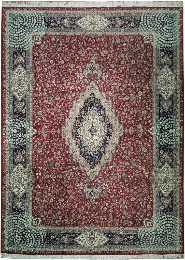 10'2 x 13'9 Berry Red Handmade Signed Traditional Rug: 10'2 x 13'9 Berry Red Handmade Signed Traditional Rug Free continental US Shipping Transform your living space with this exquisite 10' 2" x 13' 9" Berry Red Signed Fine Quality Rug. Handcrafted with m
