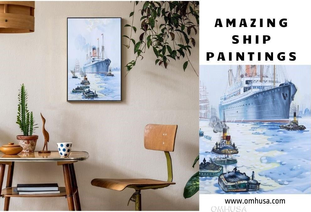 Cunard Liner Carpathia Maritime Canvas Art 31x47: Cunard Liner Carpathia Maritime Canvas Art 31x47 Experience the serene beauty of maritime adventures with this stunning canvas painting. Titled "Cunard Liner Carpathia Outward Bound From Liverpool in