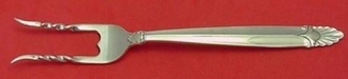 International Sterling Silver Empress Baked Potato Fork Custom 7.5in: International Sterling Silver Empress Baked Potato Fork Custom 7.5in This exquisite baked potato fork is crafted from sterling silver and features the elegant Empress pattern by International. Measuri