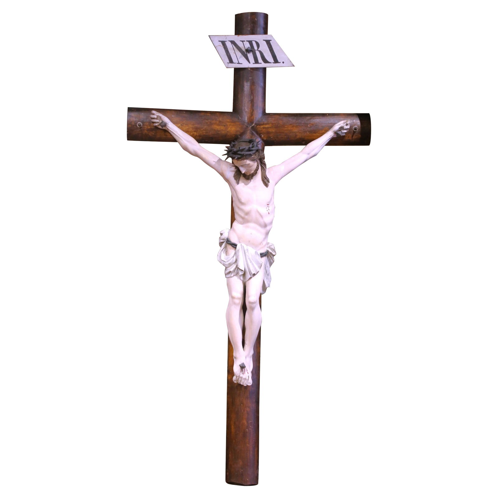 Monumental 19th Century French Crucifix by Charles Forni 1881 (1 of 14)