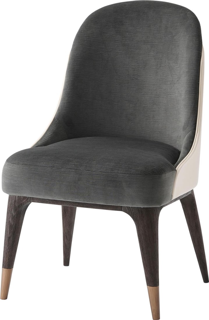 Steve Leung Antique Style Dining Chair by Theodore Alexander: Steve Leung Antique Style Dining Chair by Theodore Alexander Introducing the Formal Modern Dining Chair by Steve Leung, a stunning addition to any dining space. This chair features a classic design wi