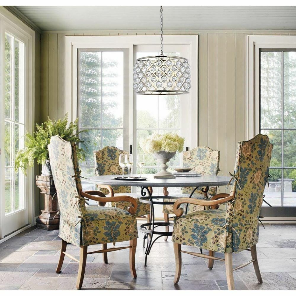 Madison 6-Light Crystal Ball Chandelier in Polished Nickel 20 Inch Diameter: Madison 6-Light Crystal Ball Chandelier in Polished Nickel 20 Inch Diameter This modern chandelier features a polished nickel finish frame adorned with faceted royal cut clear crystal balls, offering