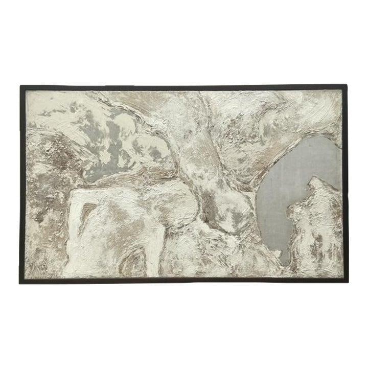 Vintage Boho Abstract Oil Painting on Canvas 103x62: Vintage Boho Abstract Oil Painting on Canvas 103x62 Discover this captivating vintage Boho original abstract oil painting on canvas, showcasing bold brushstrokes and vibrant colors. Perfect for art en