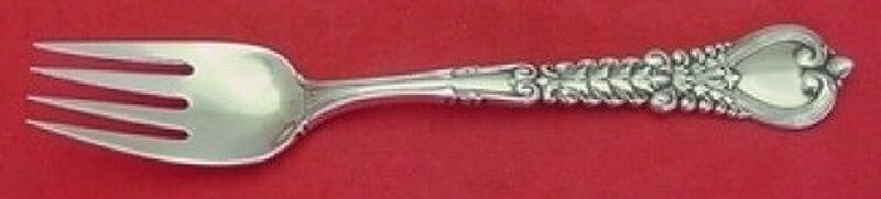 Tiffany & Co Florentine Sterling Silver Fish Fork 6 3/4 inches (1 of 2)